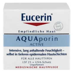 Eucerin AQUAporin ACTIVE Feuchtigkeitspflege Mit LSF 25 + UVA-Schutz 50 Ml -Eucerin || Clarins || Clinique Verkäufe 1371703 Eucerin AQUAporin ACTIVE Feuchtigkeitspflege mit LSF 25 UVA Schutz 50 ml.9c8ed6b1