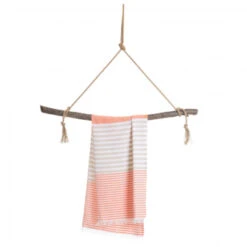 TOWEL TO GO Bali Hammam Towel Orange/Beige, With Recycled Gift Box -Eucerin || Clarins || Clinique Verkäufe Beige with Recycled Gift Box.13f9cc40