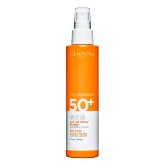 CLARINS Lait-en-Spray Solaire Corps UVB/UVA 50+ 150 Ml 3 CLARINS Lait-en-Spray Solaire Corps UVB/UVA 50+ 150 Ml